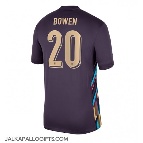 Englanti Jarrod Bowen #20 Vieraspaita EM-Kisat 2024 Lyhythihainen